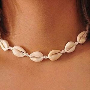 Cowrie Shell Adjustable Necklace Choker